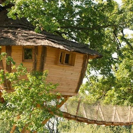 Cabane Perchee Dans Les Arbres Saint-Hilaire-en-Morvan Exterior photo